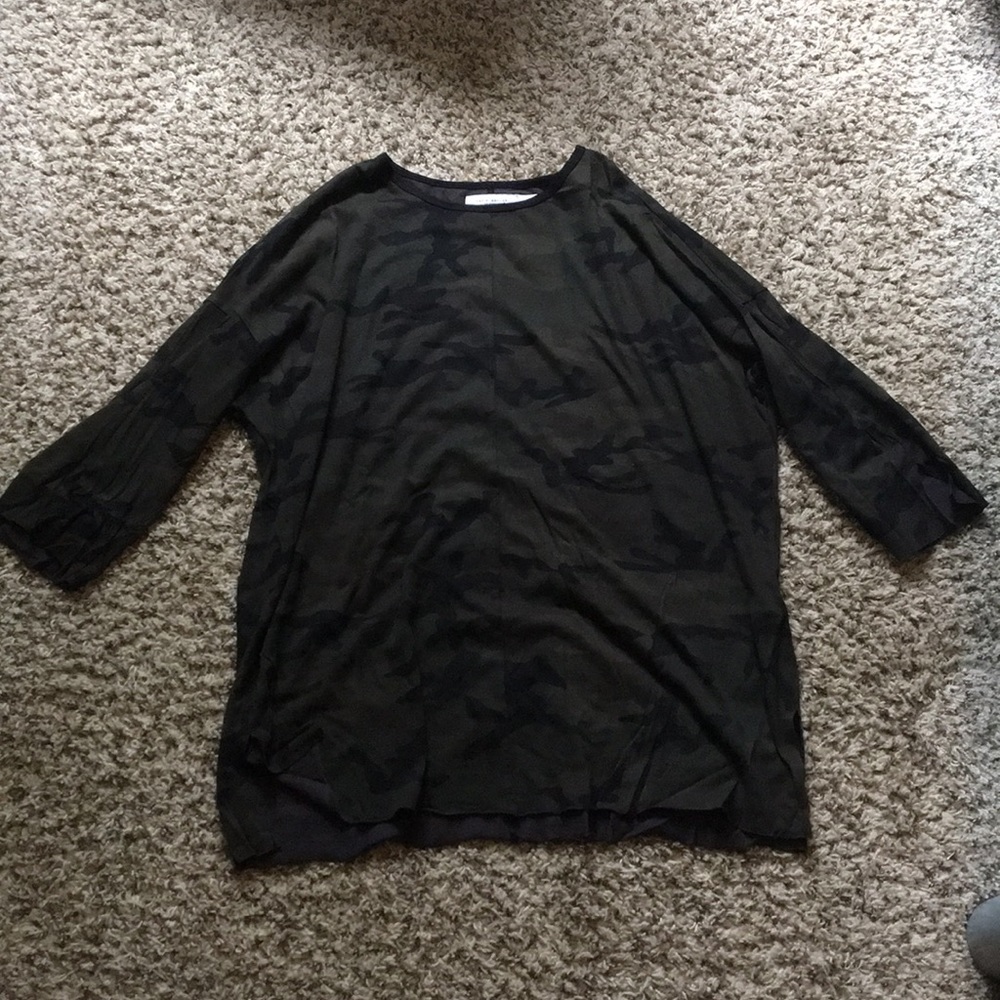 Daniel Patrick Camo Half Sleeve Tee
